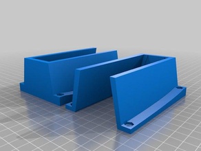 plastic shredder lower hopper 2-piece 3d printing 3d print model - Mito3D