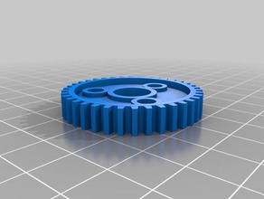traxxas 3954 spur gear 38-tooth 10 metric pitch hobby revo 3d print model - Mito3D