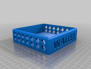 Brieftasche Kartenhalter Haushalt storage wallet box 3d print model - Mito3D