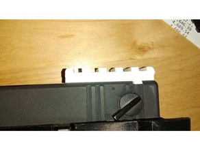 airsoft sight rail sport outdoors accesories parts glock 3d print model - Mito3D