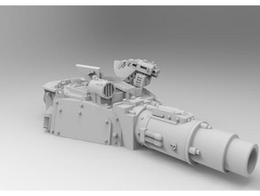 40k pintle storm bolter toy & game accessories astra militarum imperial guard leman russ warhammer 3d print model - Mito3D