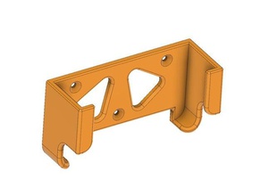 hdd wall mount bracket holder wd computer external hard drive disk mounted 3d print model - Mito3D