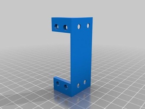 simple servo mount parts mg995r mg996r 3d print model - Mito3D