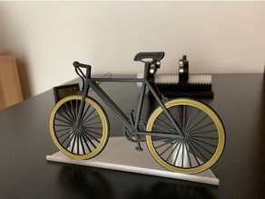 bonvelo rastrelliera per biciclette 2d art benvelo 3d print model - Mito3D