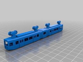 wuppertaler schwebebahn n-scale wuppertal overhead railway 3d printing 1160 modelrailroad model trains 3d print model - Mito3D