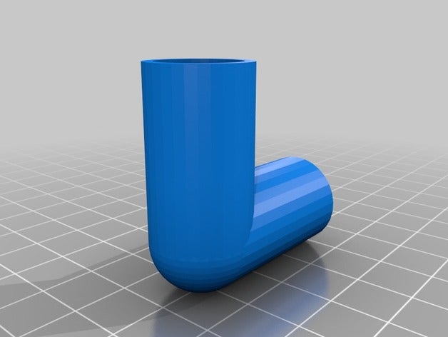 90 elbow parts customized 3D print model - Mito3D