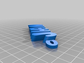 johan Anahtarlık özelleştirilmiş 3d print model - Mito3D