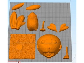 scorbunny v1 3d impressão pokemon figuras 3d print model - Mito3D