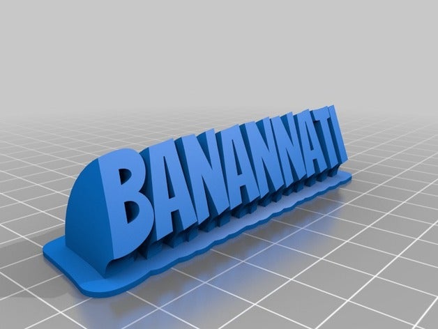 jula banannati v2 1 bureau de personnalisé 3D print model - Mito3D