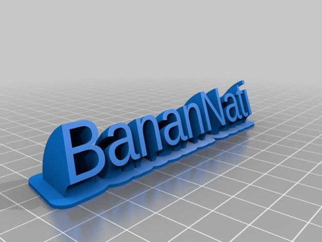 jula banannati vx 1 bureau de personnalisé 3D print model - Mito3D