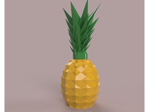 pineapple squeeze bottle household 3d printer printing slash design fruit remix water 3d print model - Mito3D