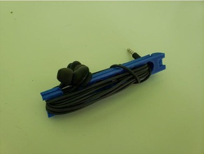 plegable soporte de teléfono para enrollar el cable móvil 3d print model - Mito3D
