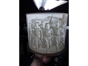 women wwii lampshade 3d printing 3d print model - Mito3D