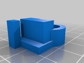 jesc hypercube x-end stop addon 10mm rods 3d printer parts 3d print model - Mito3D