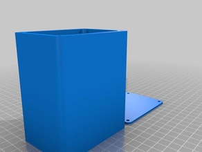 la tapa de caja 3d impresión almacenamiento 3d print model - Mito3D