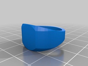 my customized champion ring jewelry 3d print model - Mito3D