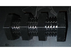 impossible bolt puzzle puzzles hanayama 3d print model - Mito3D