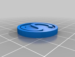 token Münzen Abzeichen angepasst 3d print model - Mito3D