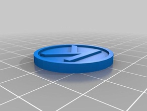 token 1 coins badges customized 3d print model - Mito3D