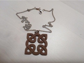 nó variações de 1 pingente brinco jóias bucle o celtic celticdesign arte celta knotwork diário brincos orecchino 3d print model - Mito3D