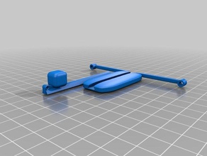 mini pocket crossbow other launcher miniatures 3d print model - Mito3D
