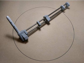 grande cerchio tagliente dell'utensile mano strumenti circle cutter bussola 3d print model - Mito3D