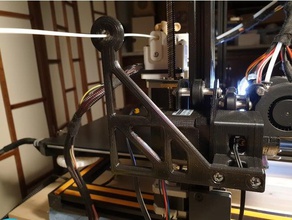 el filamento de la guía cr-10s v20 estándar b2d extrusor 3d impresora partes bowden cr10 creality cr-10 3d print model - Mito3D