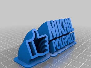 nikhil bureau de personnalisé 3d print model - Mito3D
