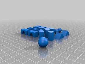 blocos 3d impressão 3d print model - Mito3D
