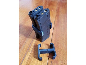 m4a1 gel blaster doble clip adaptador los juguetes juegos 3d print model - Mito3D