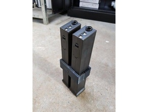ump45 gel blaster doble clip adaptador los juguetes juegos 3d print model - Mito3D