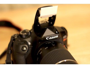 canon eos rebel flash diffuser camera dslr photography 3d print model - Mito3D