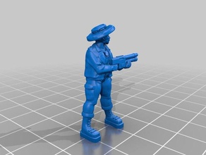 sgt mildred pessoas 148 soldado star wars legião waling dead zombicide 3d print model - Mito3D