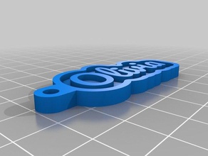 olivia keychains customized 3d print model - Mito3D