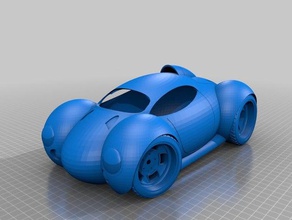 loren v1 concept car rc Fahrzeuge 24hoursoflemans appleman-design automotive cobra hot-rod karmann ghia Sport Auto 3d print model - Mito3D
