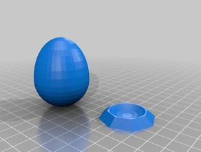 egg stand art 3d print model - Mito3D