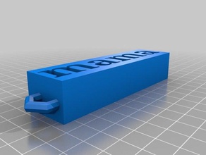 improved keychain 3d printing 3d print model - Mito3D