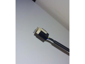 4-pin fã de cabeçalho eletrônica De 4 pinos caso cabeçalhos kk 254 pc pin header 3d print model - Mito3D