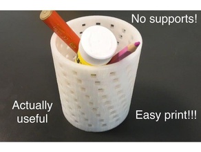1 modern kalem sahibi organizasyon pencilholder kap yararlı 3d baskı 3d print model - Mito3D
