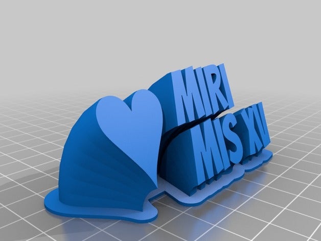 mir xv office personalizado 3D print model - Mito3D