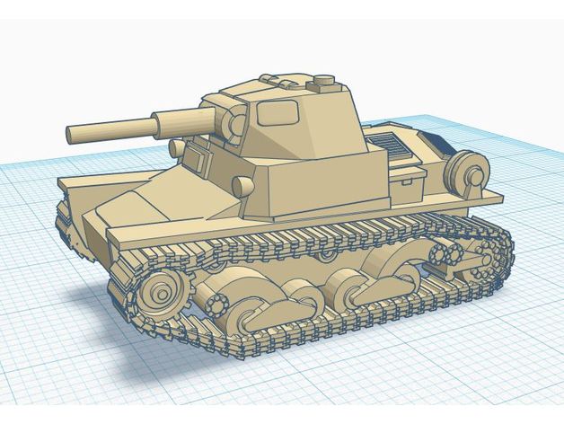 l640 light tank games bolt action flames war fow italian italy l6 40 miniature miniatures tabletop gaming wargame wargames wargaming world 2 ww2 wwii 3D print model - Mito3D