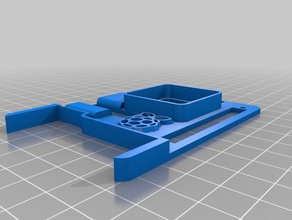 raspberry pi coperchio della ventola di scarico gadget caso 3d print model - Mito3D