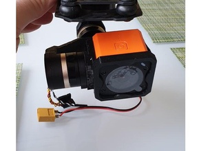 runcam 3s adapter tarot t-3d-iv-gimbal rc Fahrzeuge runcam3s runcam3 montieren tarot-gimbal t-3div 3d print model - Mito3D