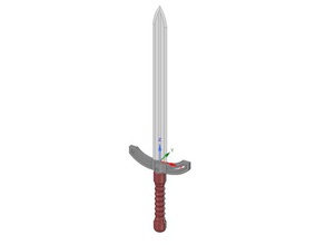 espada os acessórios espadas 3d print model - Mito3D