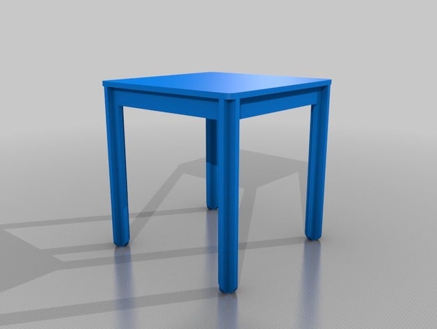 mínimos de caf&eacute open source mesa fresado cnc cocina comedor la cafetería muebles opendesk madera contrachapada diseño producto 3D print model - Mito3D