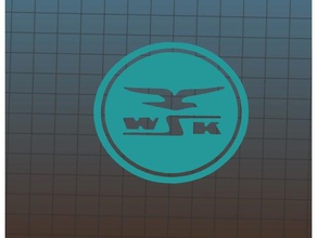 wsk logo v2 other 3d print model - Mito3D