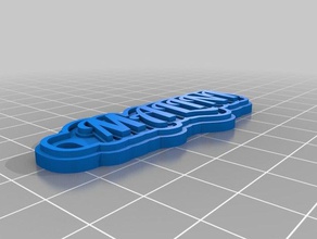 prinicipal 2 Zeichen logos angepasst 3d print model - Mito3D