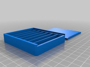 7 day pill box containers customized 3d print model - Mito3D