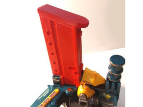 pistola magazinecrash b-daman los juguetes juegos bdaman 3d print model - Mito3D