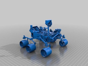 curiosidade rover 3d impressão 3d print model - Mito3D
